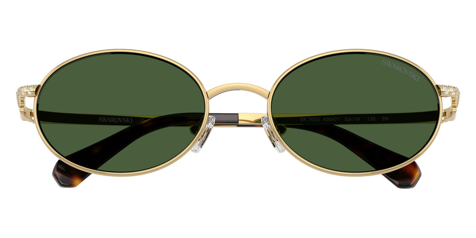 Swarovski SK7033 400471 53 - Gold / Dark Green #id:sk7033400471_s:104120