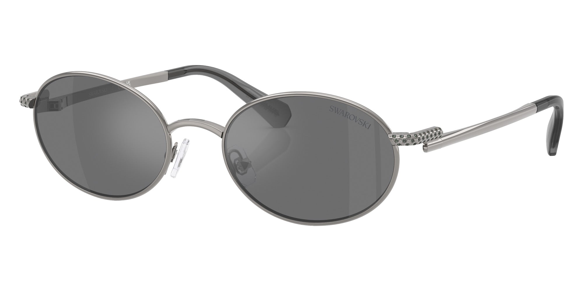Swarovski SK7033 40096G 53 - Gunmetal / Gray Mirrored Black #id:sk703340096g_s:106105