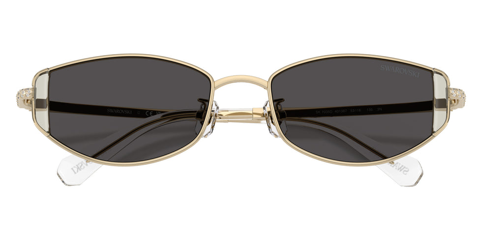 Swarovski SK7035D 401387 53 - Pale Gold / Dark Gray #id:sk7035d401387_s:104120