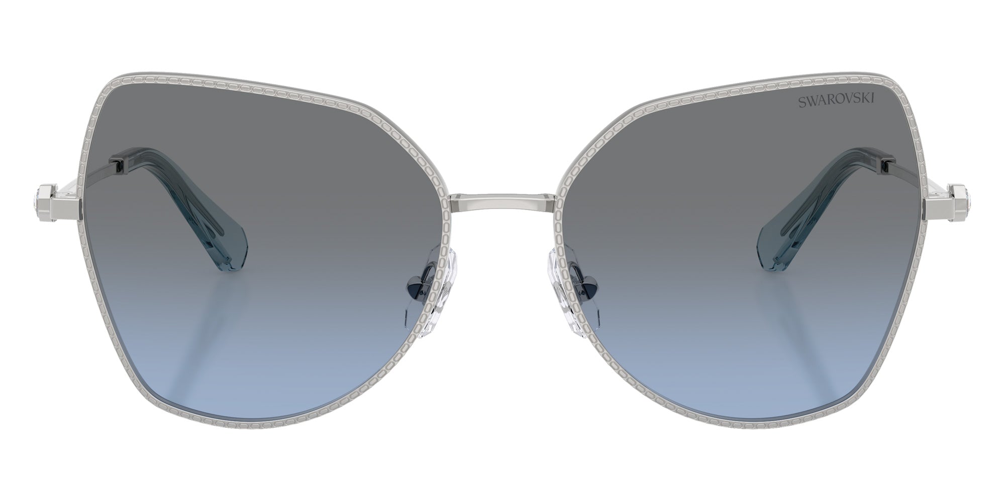 Swarovski SK7037 40018F 58 - Silver / Blue Gradient Gray #id:sk703740018f_s:100100