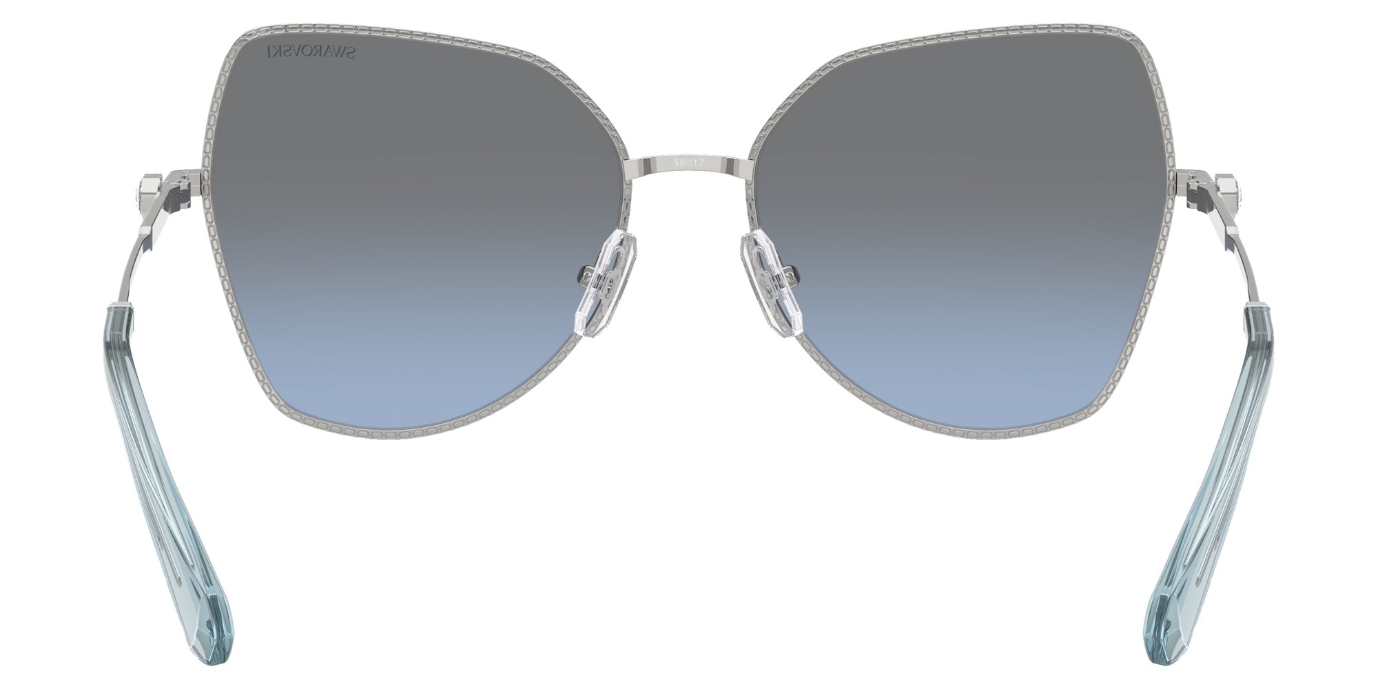 Swarovski SK7037 40018F 58 - Silver / Blue Gradient Gray #id:sk703740018f_s:100115