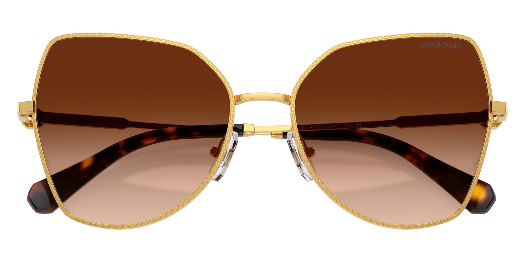 Swarovski SK7037 400774 58 - Dark Gold / Gradient Brown #id:sk7037400774_s:104120
