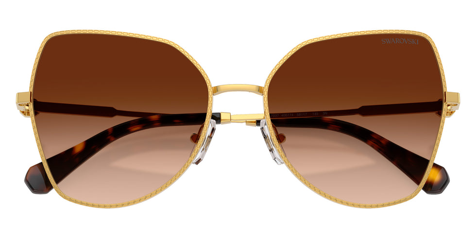 Swarovski SK7037 400774 58 - Dark Gold / Gradient Brown #id:sk7037400774_s:104120