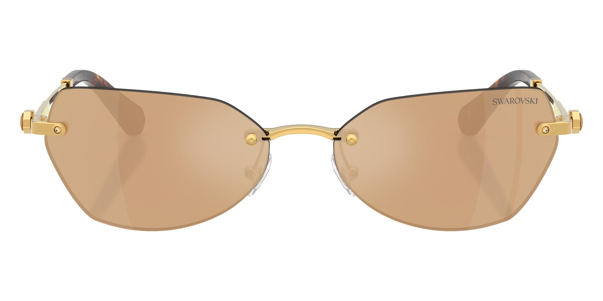 Swarovski SK7038 40077J 58 - Dark Gold / Dark Brown Mirrored Rose Gold #id:sk703840077j_s:104100