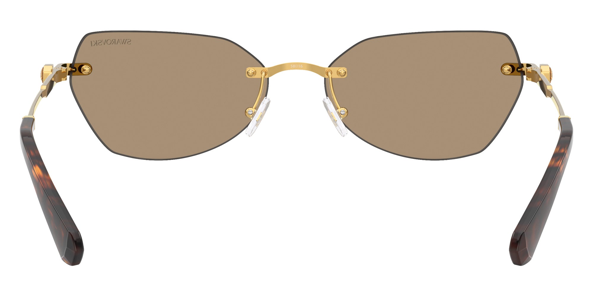 Swarovski SK7038 40077J 58 - Dark Gold / Dark Brown Mirrored Rose Gold #id:sk703840077j_s:104115
