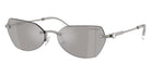 Swarovski SK7038 40096G 58 - Gunmetal / Light Gray Mirrored Silver #id:sk703840096g_s:106105