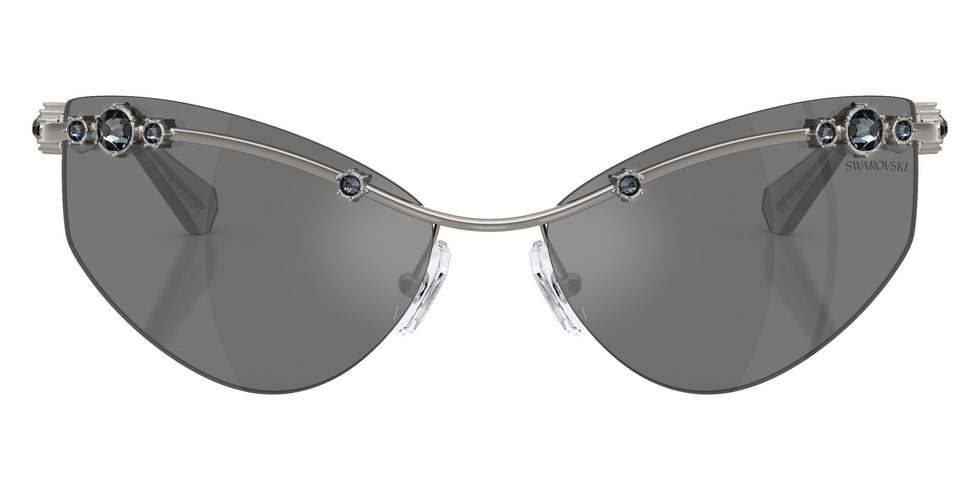 Swarovski SK7039 40096G 61 - Gunmetal / Gray Mirrored Black #id:sk703940096g_s:102100
