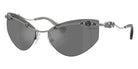 Swarovski SK7039 40096G 61 - Gunmetal / Gray Mirrored Black #id:sk703940096g_s:102105