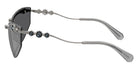 Swarovski SK7039 40096G 61 - Gunmetal / Gray Mirrored Black #id:sk703940096g_s:102110