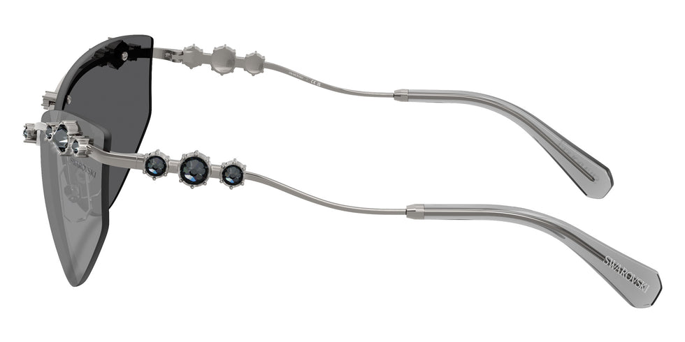 Swarovski SK7039 40096G 61 - Gunmetal / Gray Mirrored Black #id:sk703940096g_s:102110