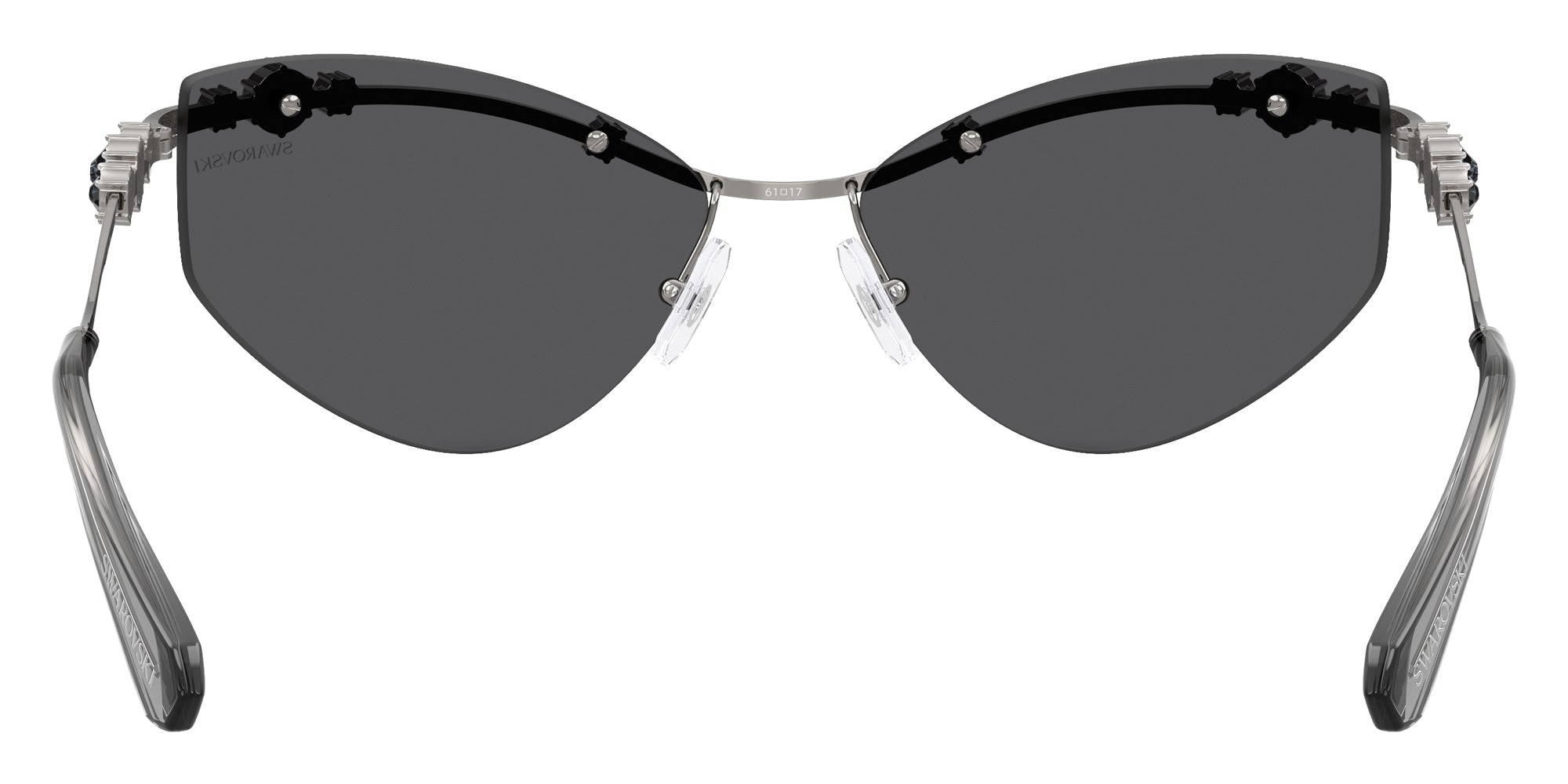 Swarovski SK7039 40096G 61 - Gunmetal / Gray Mirrored Black #id:sk703940096g_s:102115
