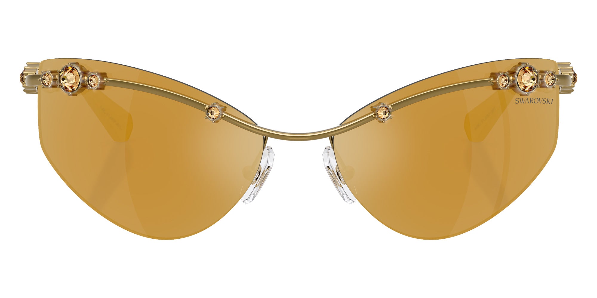 Swarovski SK7039 40427P 61 - Gold / Brown Mirrored Gold #id:sk703940427p_s:104100