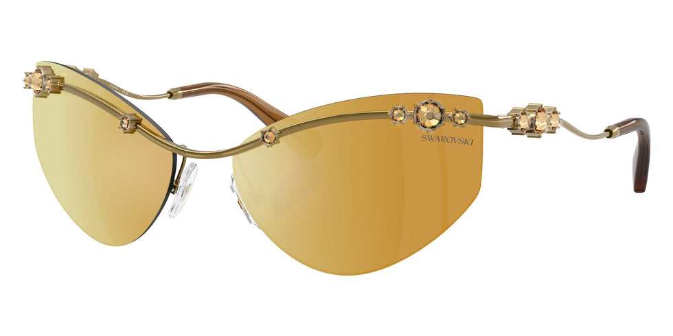 Swarovski SK7039 40427P 61 - Gold / Brown Mirrored Gold #id:sk703940427p_s:104105