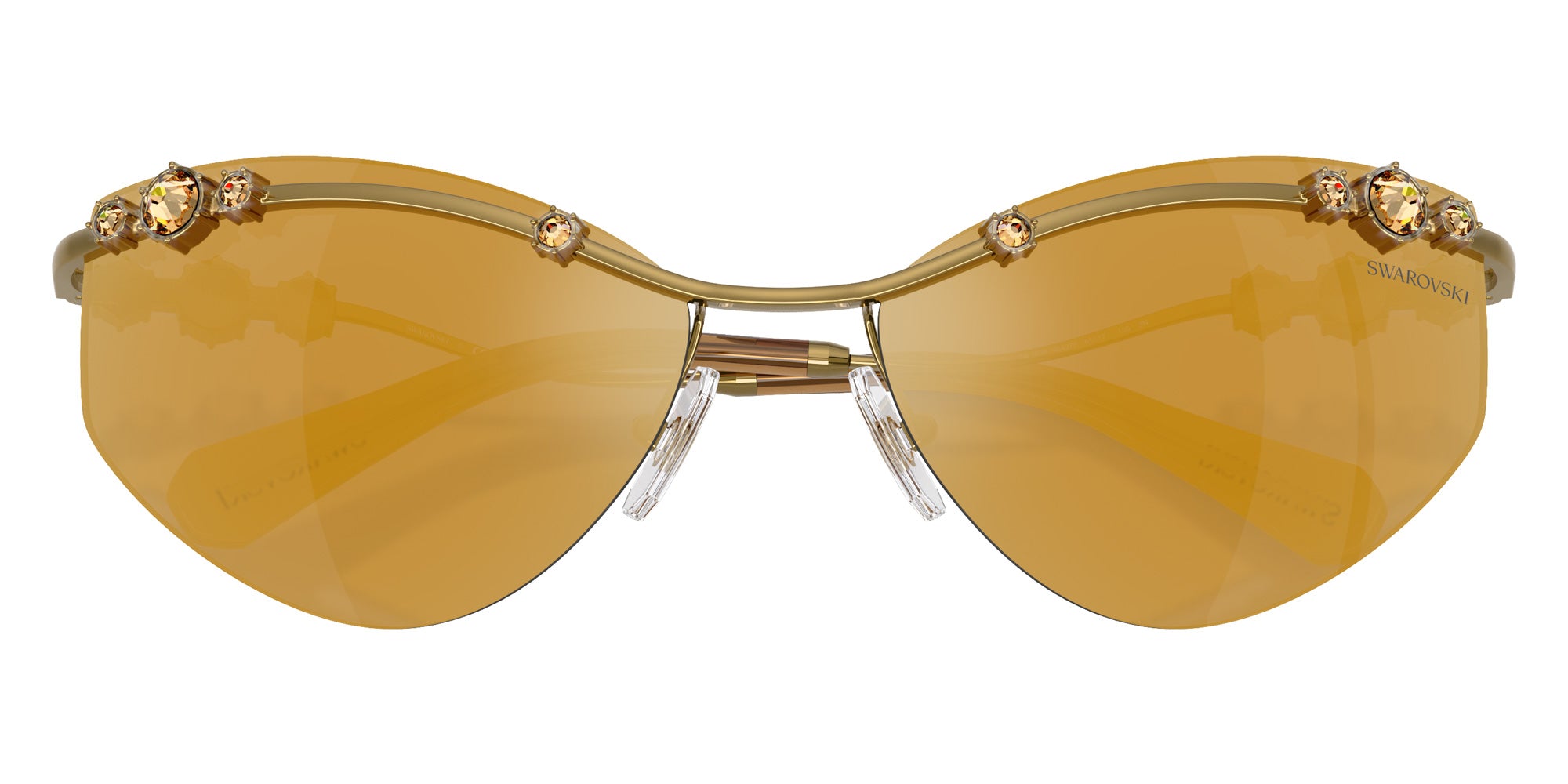 Swarovski SK7039 40427P 61 - Gold / Brown Mirrored Gold #id:sk703940427p_s:104120
