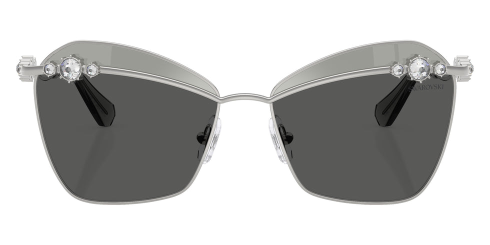 Swarovski SK7040 4001AL 57 - Silver / Gray Tampo Swarovski Gold Mirrored #id:sk70404001al_s:100100