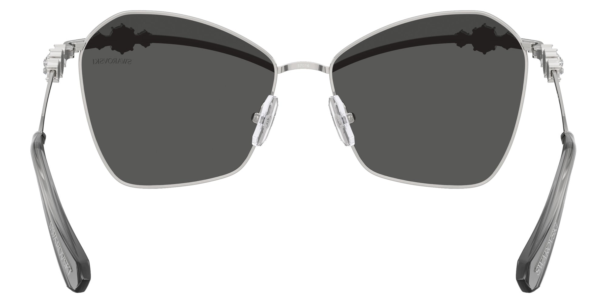 Swarovski SK7040 4001AL 57 - Silver / Gray Tampo Swarovski Gold Mirrored #id:sk70404001al_s:100115