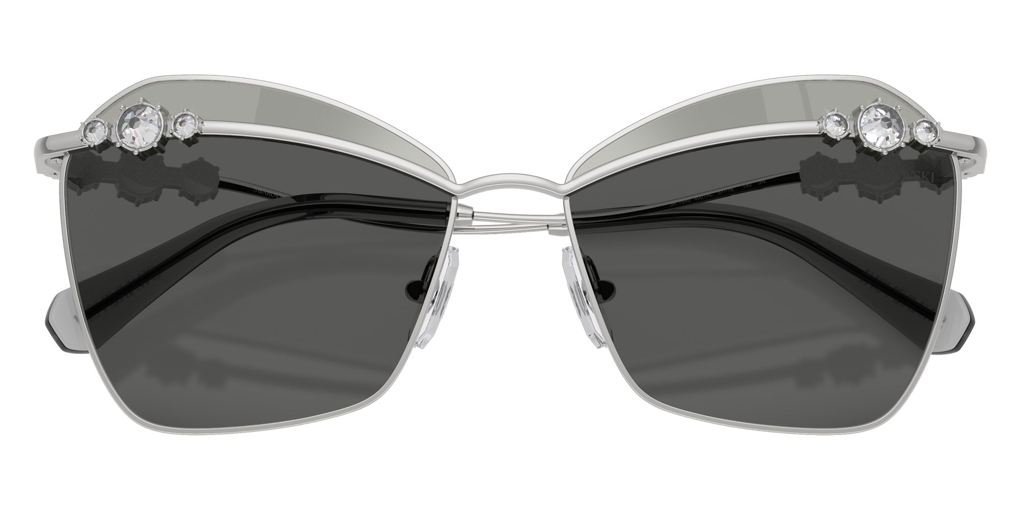 Swarovski SK7040 4001AL 57 - Silver / Gray Tampo Swarovski Gold Mirrored #id:sk70404001al_s:100120