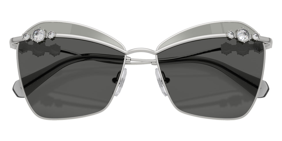Swarovski SK7040 4001AL 57 - Silver / Gray Tampo Swarovski Gold Mirrored #id:sk70404001al_s:100120