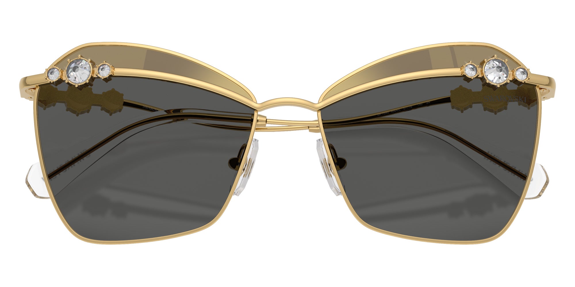 Swarovski SK7040 4004/L 57 - Gold / Gray Tampo Swarovski Gold Mirrored #id:sk70404004l_s:102120