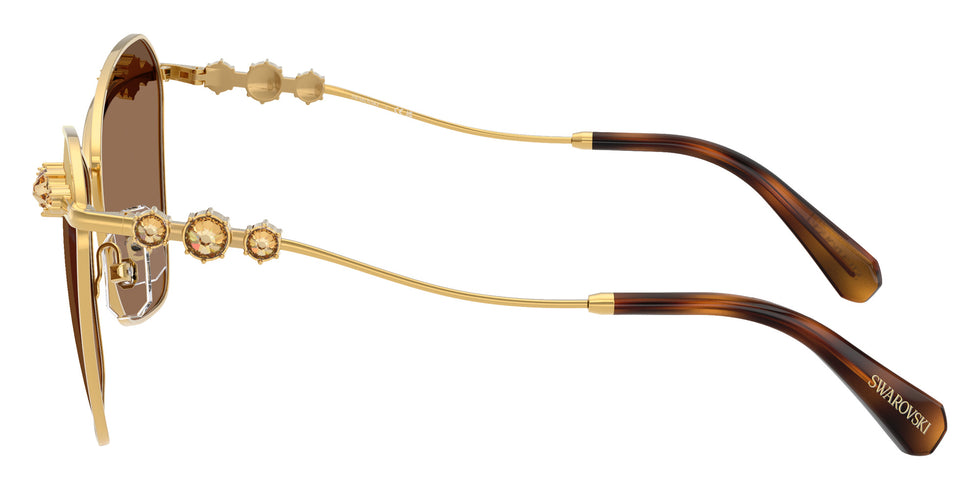 Swarovski SK7040 4007TO 57 - Yellow Gold / Brown Swarovski Gold Mirrored #id:sk70404007to_s:104110