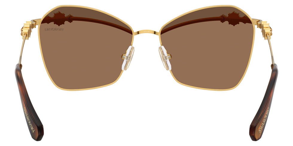 Swarovski SK7040 4007TO 57 - Yellow Gold / Brown Swarovski Gold Mirrored #id:sk70404007to_s:104115