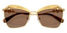 Swarovski SK7040 4007TO 57 - Yellow Gold / Brown Swarovski Gold Mirrored #id:sk70404007to_s:104120