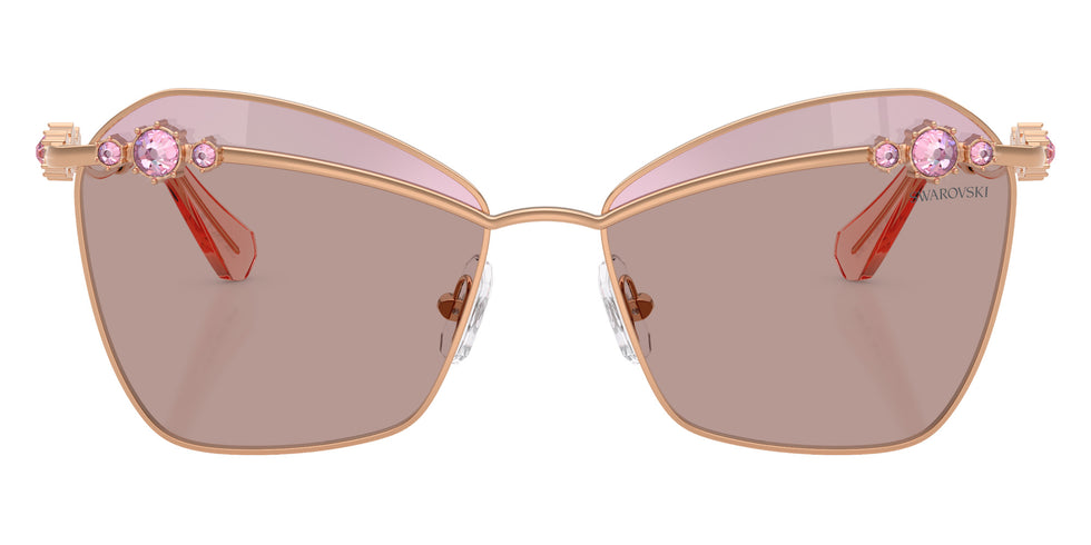 Swarovski SK7040 401461 57 - Rose Gold / Purple Brown Tampo Swarovski Pink Mirrored #id:sk7040401461_s:106100