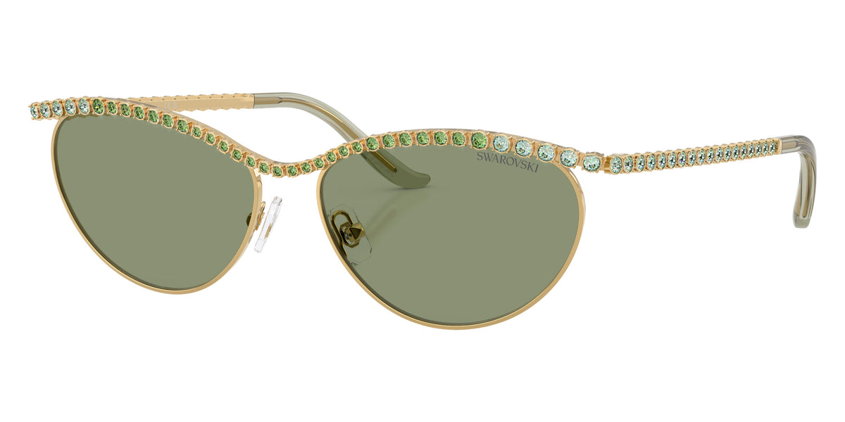 Swarovski SK7046 400482 56 - Gold / Green #id:sk7046400482_s:102105