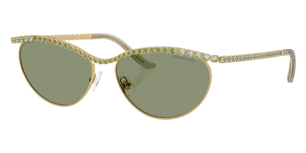 Swarovski SK7046 400482 56 - Gold / Green #id:sk7046400482_s:102105