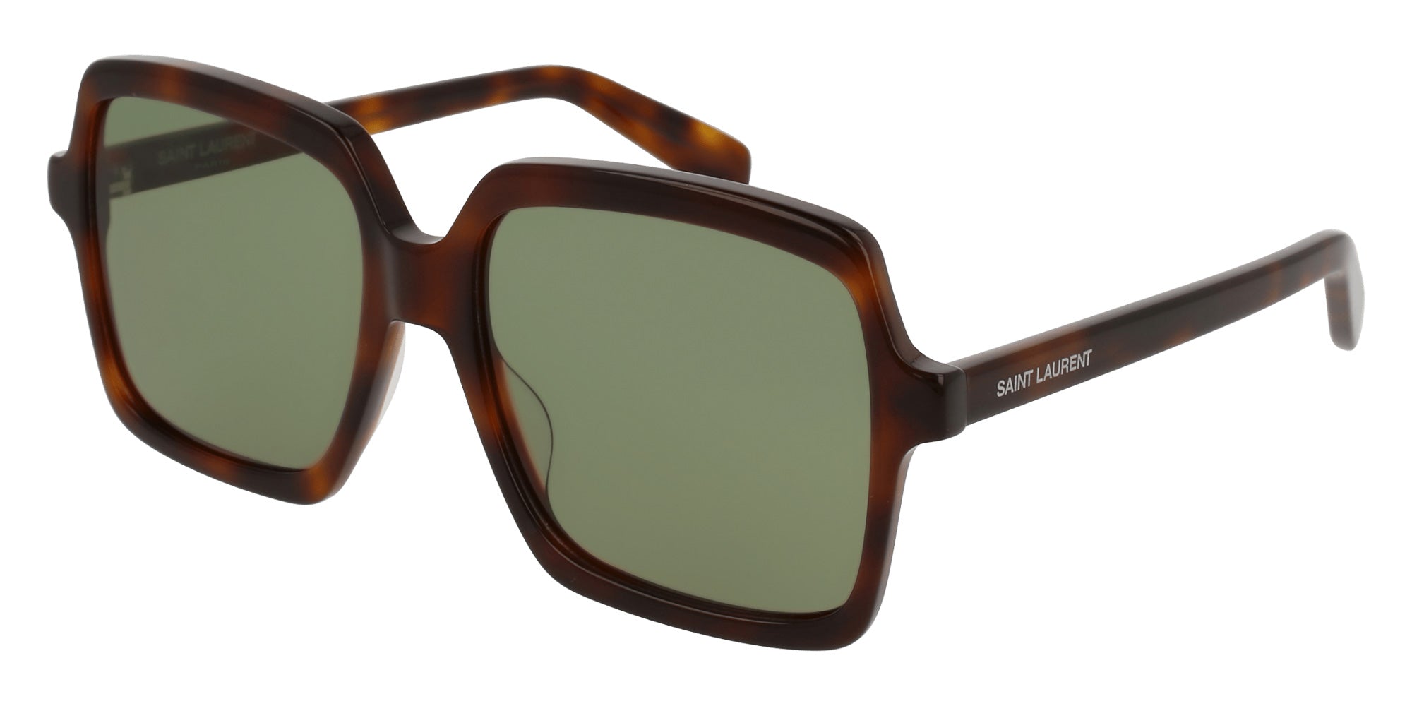 Saint Laurent SL 174 002 56 - Havana / Green #id:sl174002_s:100100
