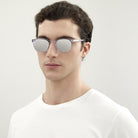 Saint Laurent SL 28 012 49 - Crystal / Silver Mirrored Double #id:sl28012_s:112105