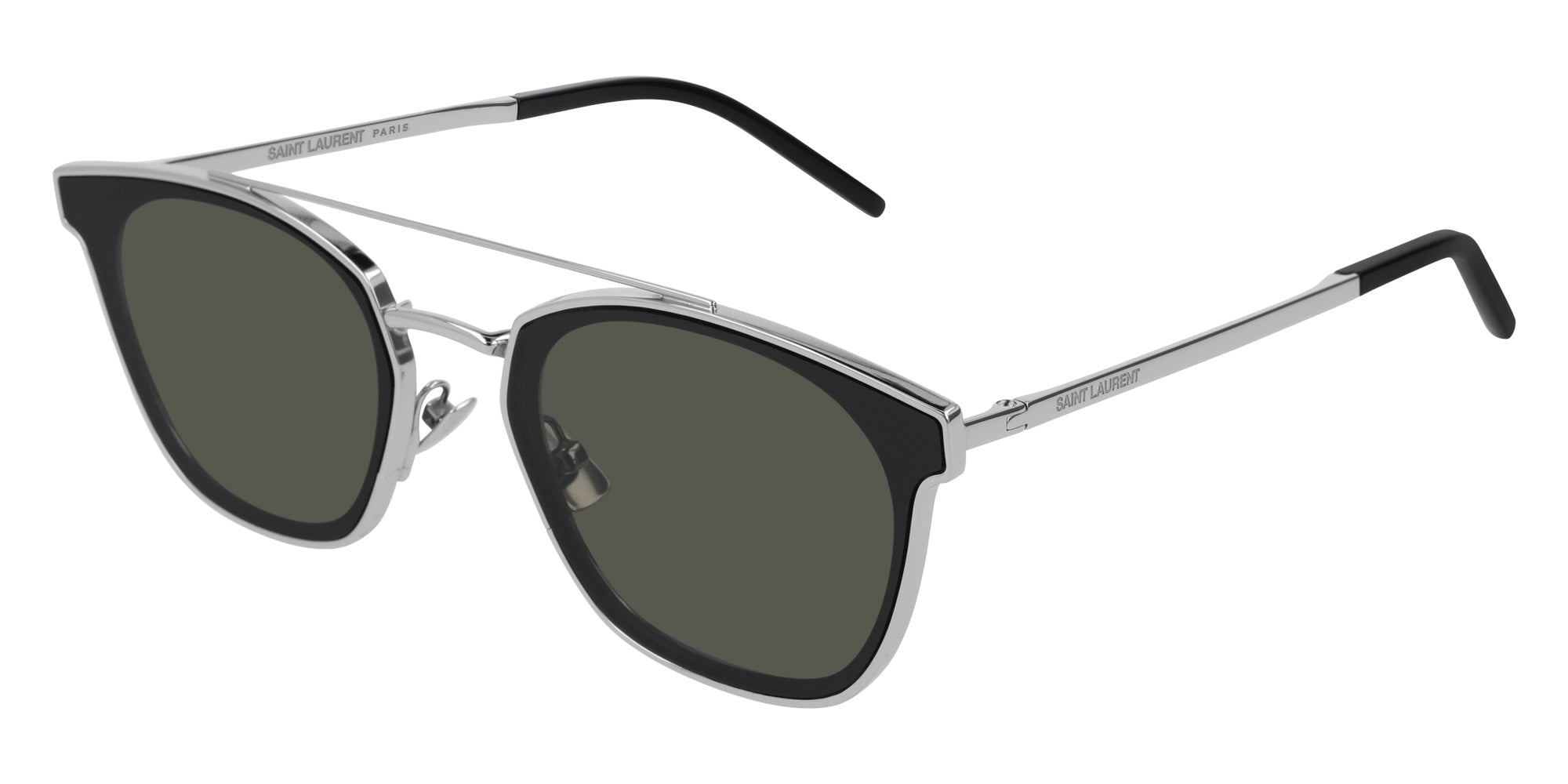 Saint Laurent SL 28 METAL 005 61 - Silver / Gray AR #id:sl28metal005_s:104100