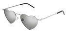 Saint Laurent SL 301 LOULOU 014 52 - Silver / Silver Flash #id:sl301loulou014_s:104105