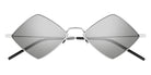 Saint Laurent SL 302 LISA 010 55 - Silver / Silver Flash #id:sl302lisa010_s:102100