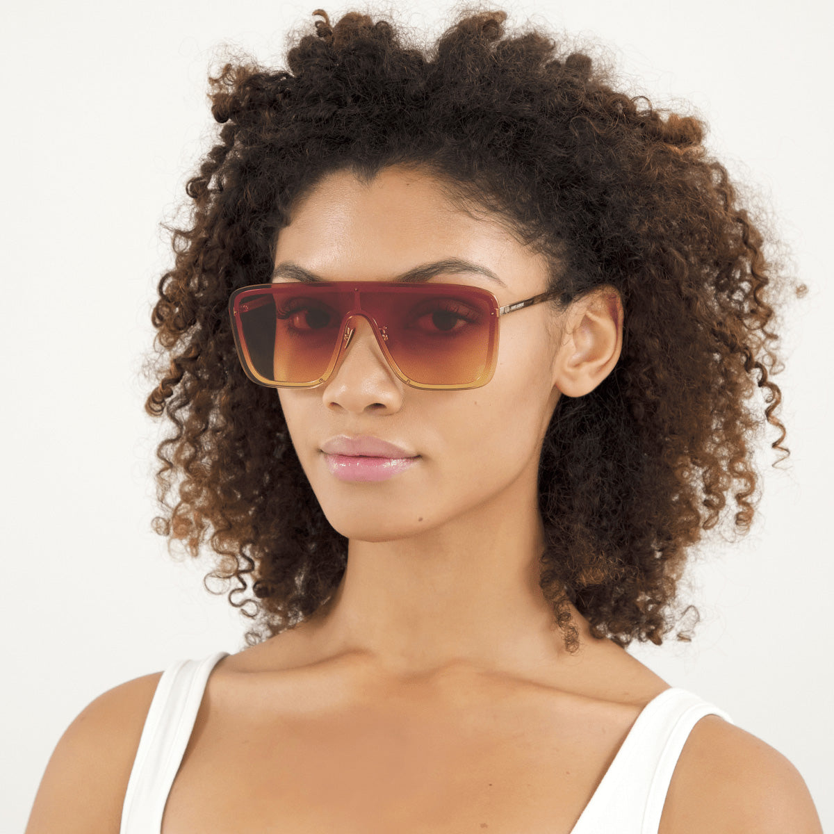 Saint Laurent SL 364 MASK 008 99 - Gold / Orange Gradient Double #id:sl364mask008_s:106105