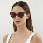 Saint Laurent SL 475 JERRY 003 58 - Red / Gray #id:sl475jerry003_s:100115