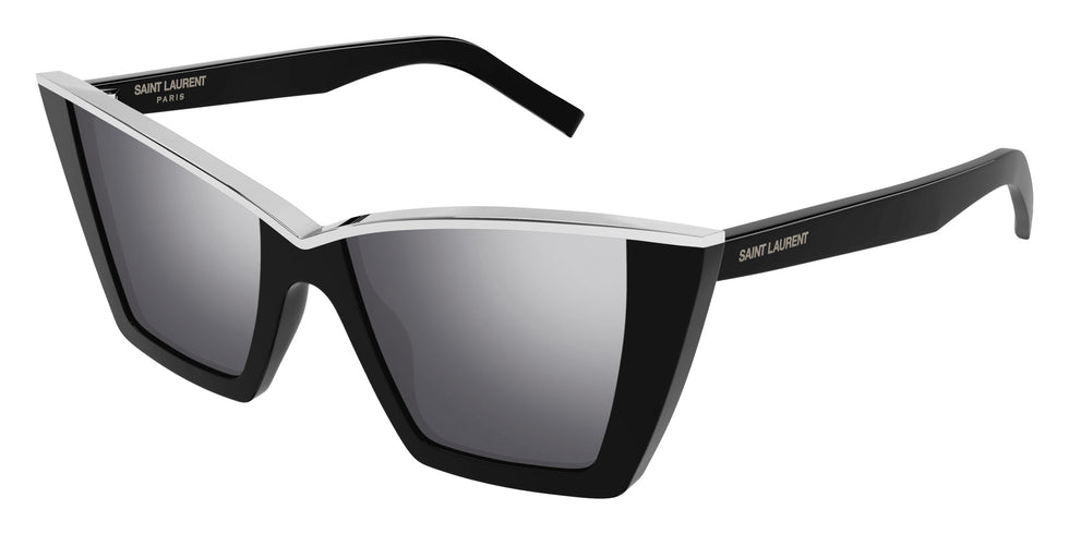 Saint Laurent SL 570 002 54 - Black / Silver Mirrored #id:sl570002_s:100105
