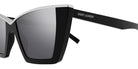 Saint Laurent SL 570 002 54 - Black / Silver Mirrored #id:sl570002_s:100110