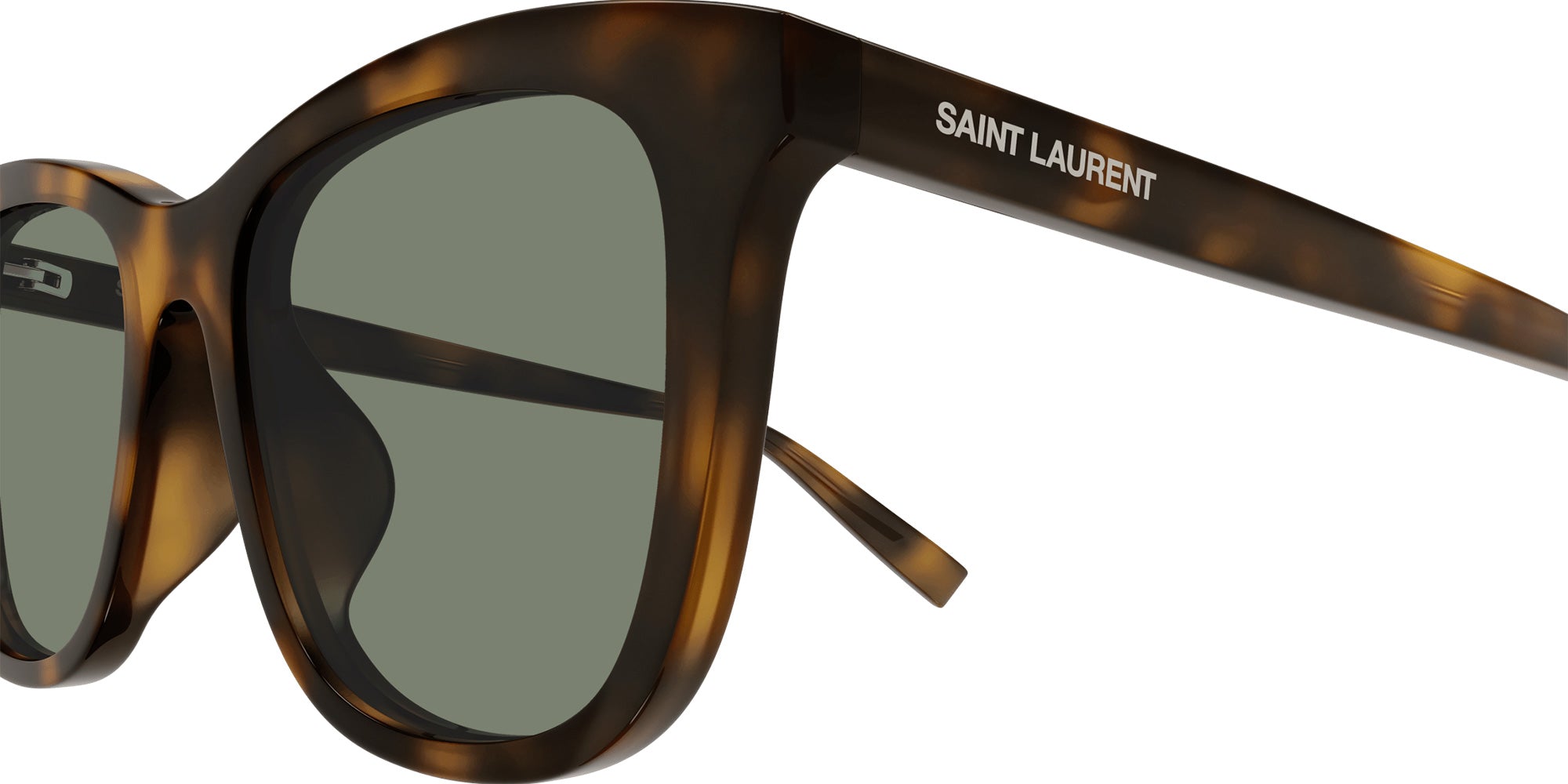 Saint Laurent SL 587/K 002 53 - Havana / Green #id:sl587k002_s:100110