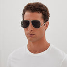 Saint Laurent SL 690 DUST 002 61 - Silver / Gray #id:sl690dust002_s:100115