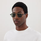 Saint Laurent SL 843 003 54 - Gold/Havana / Green #id:sl843003_s:104115