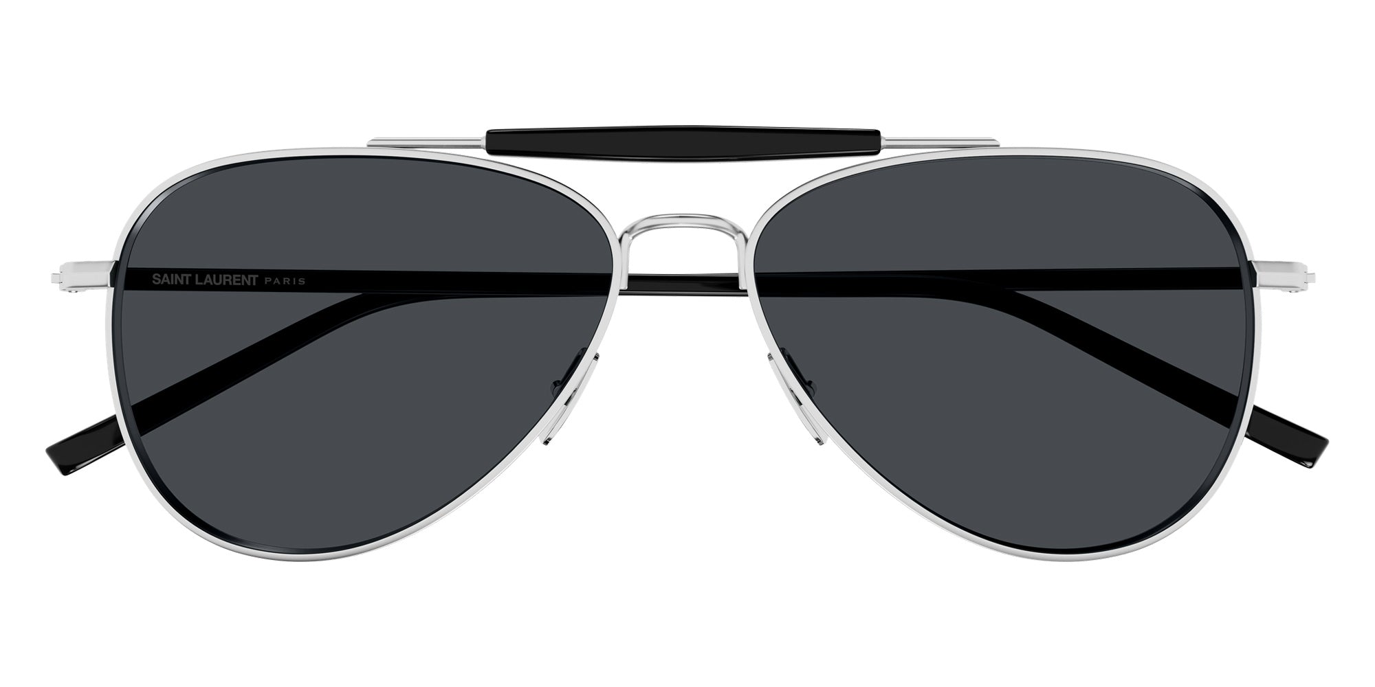 Saint Laurent SL 864 002 57 - Silver/Black / Gray #id:sl864002_s:102100