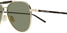 Saint Laurent SL 864 003 57 - Gold/Havana / Green #id:sl864003_s:104110