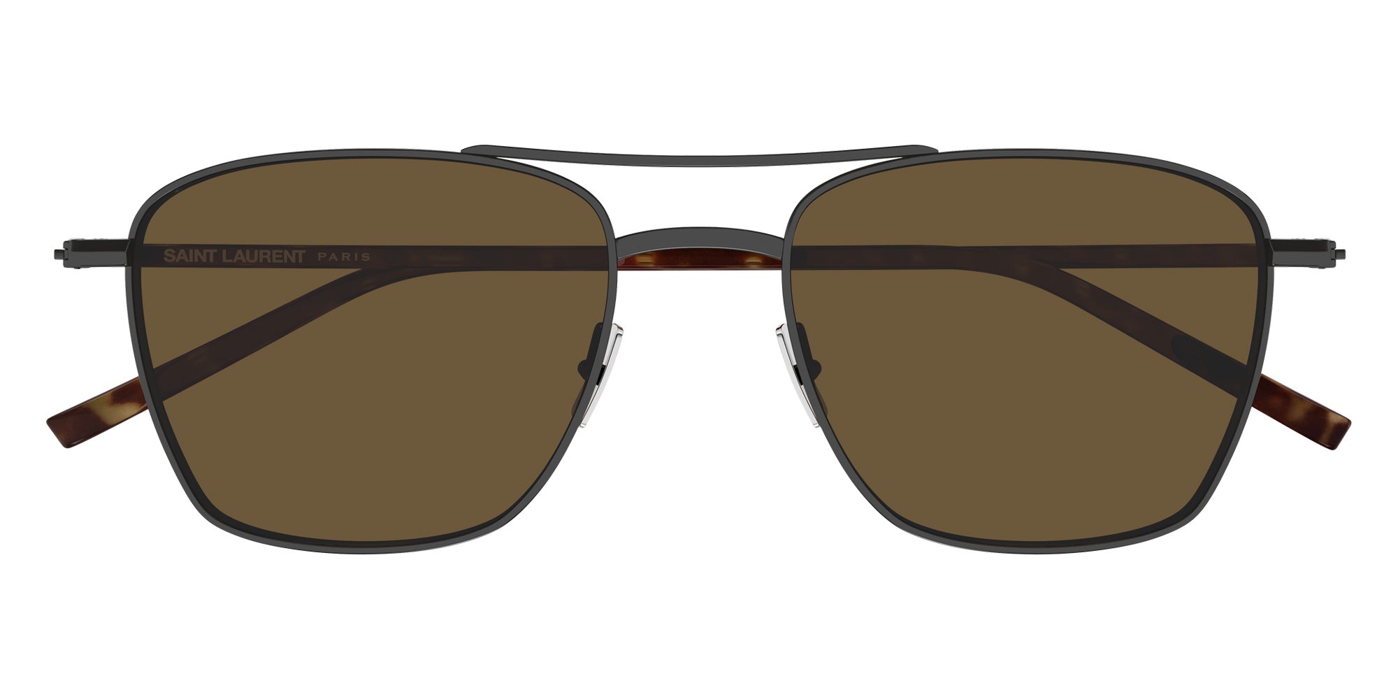 Saint Laurent SL 866 004 53 - Gunmetal/Havana / Brown #id:sl866004_s:104100
