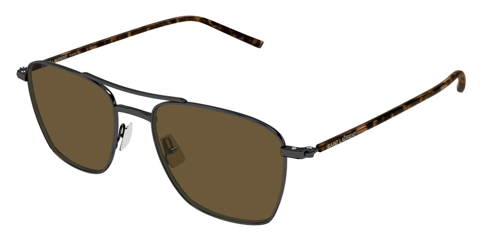 Saint Laurent SL 866 004 53 - Gunmetal/Havana / Brown #id:sl866004_s:104105