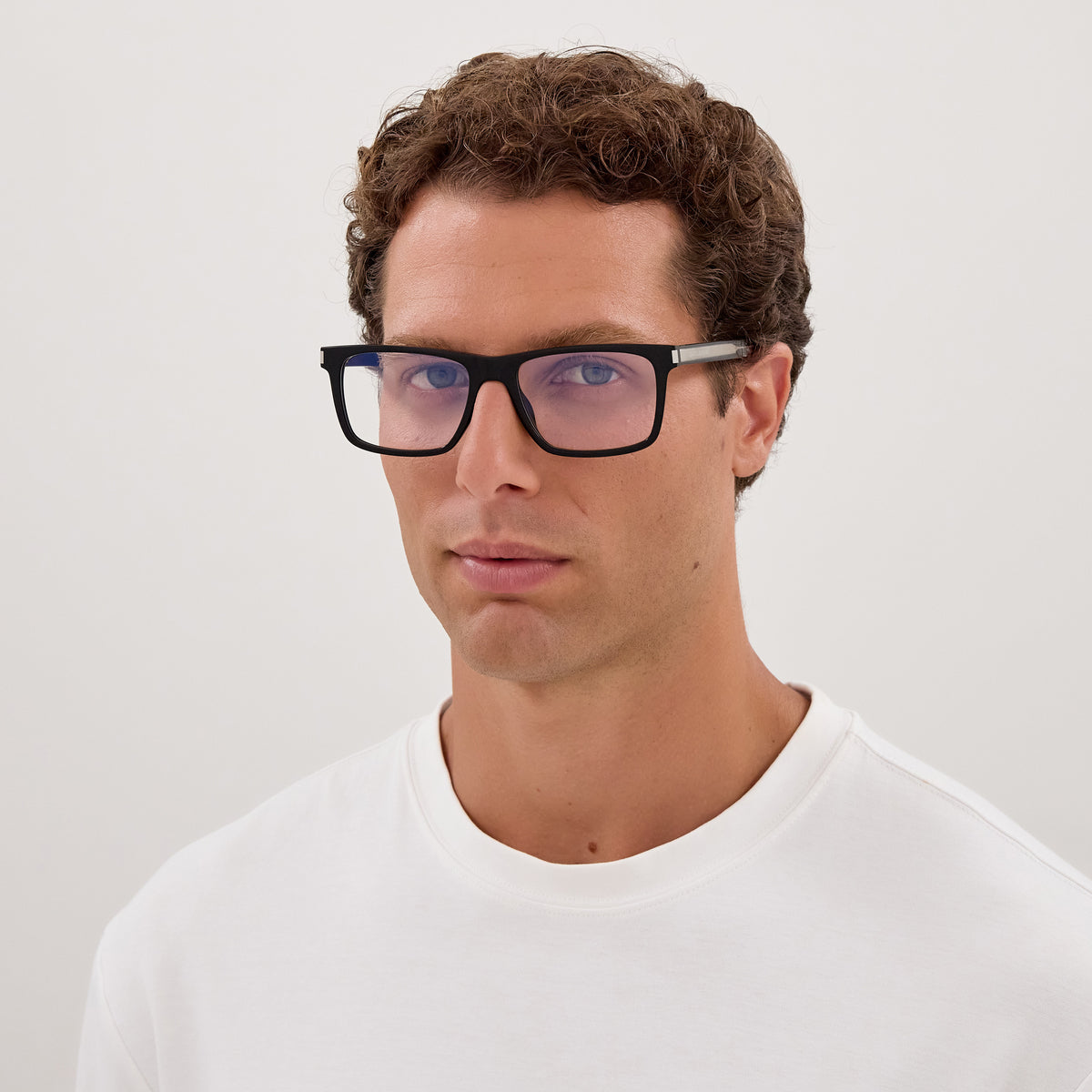 Saint Laurent SL 882 Rectangle Eyeglasses | EyeOns.com