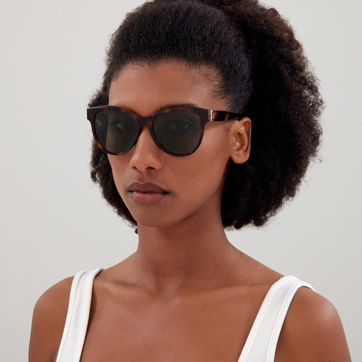 Saint Laurent SL M107 003 55 - Havana / Green #id:slm107003_s:100115