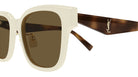 Saint Laurent SL M173/K 004 56 - Ivory/Havana / Brown #id:slm173k004_s:102110