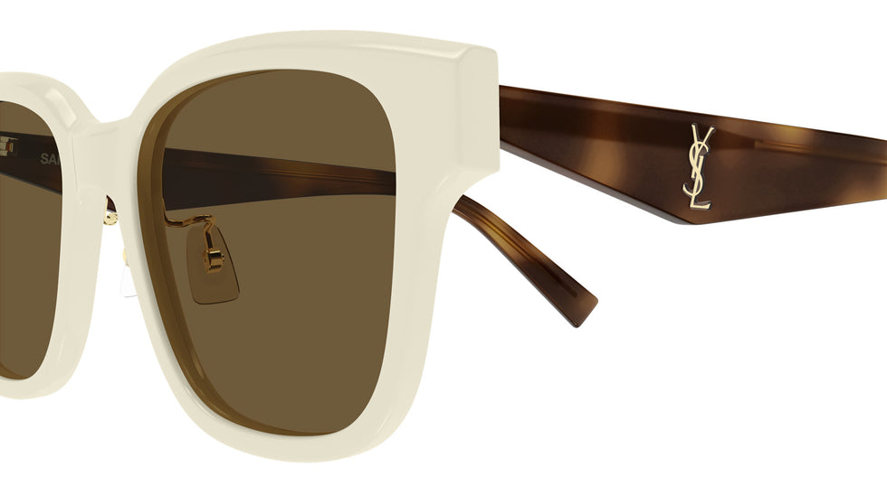 Saint Laurent SL M173/K 004 56 - Ivory/Havana / Brown #id:slm173k004_s:102110