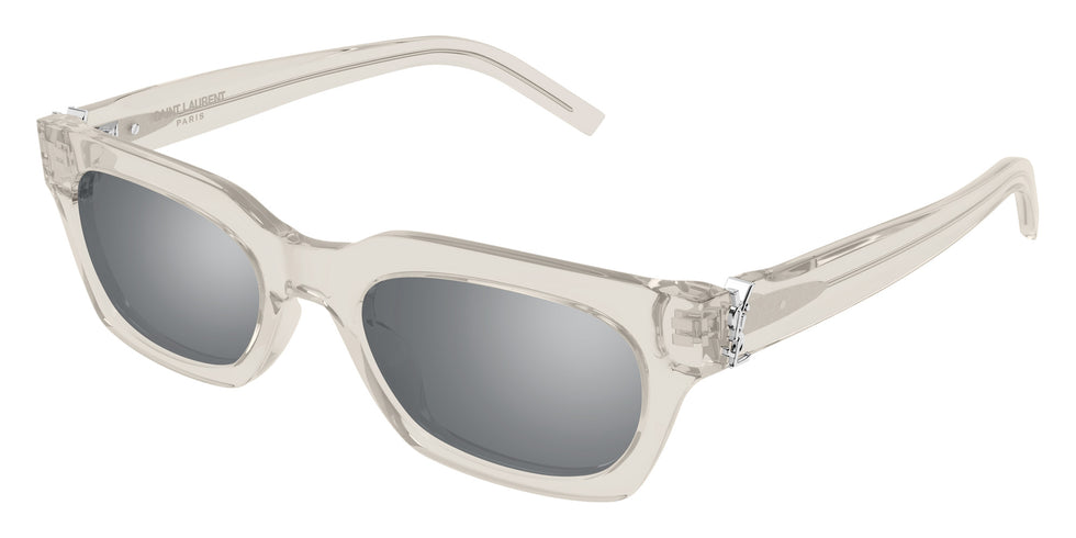 Saint Laurent SL M175/F 004 53 - Beige / Silver Mirrored #id:slm175f004_s:102105